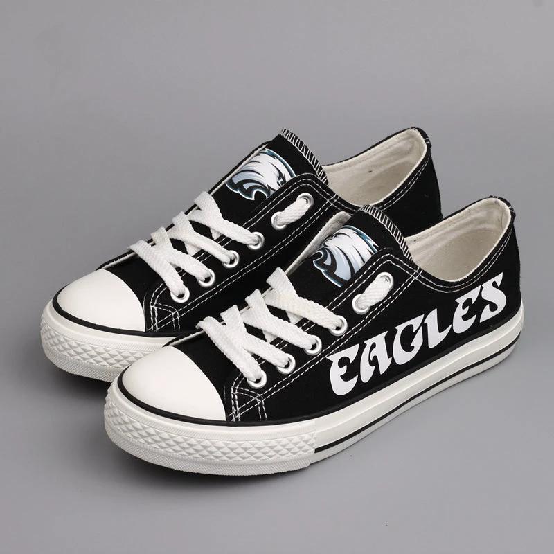 Philadelphia Eagles Low Top Canvas Sport Sneakers Shoes For Men Women Fans by Crocs