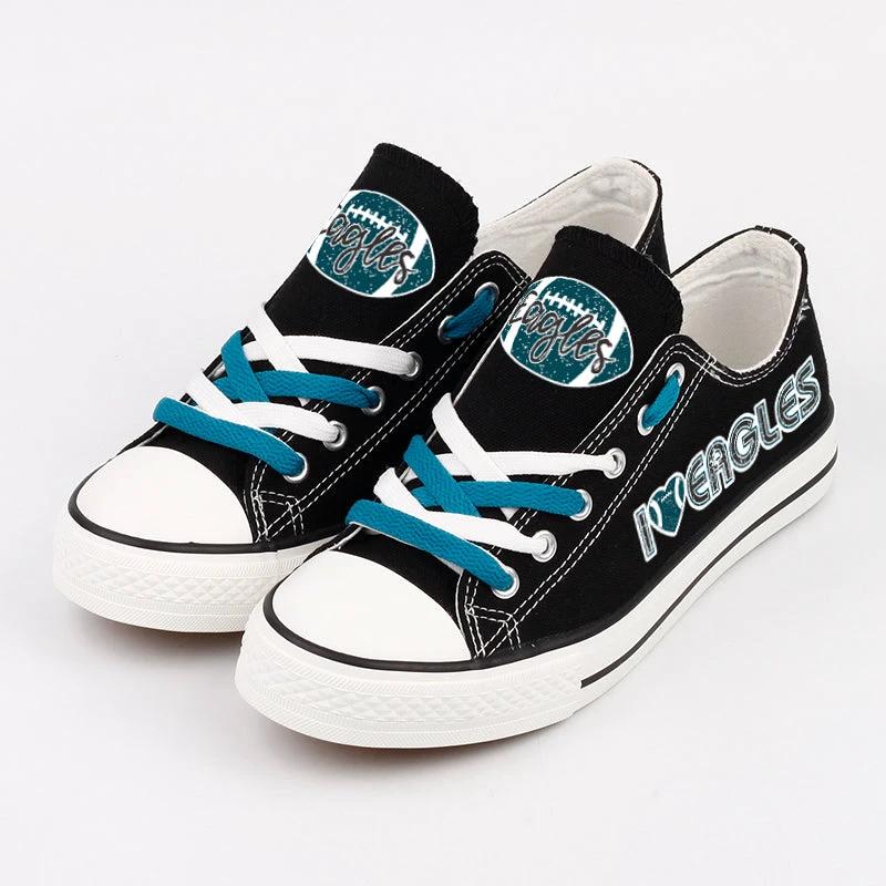 Philadelphia Eagles Low Top Canvas Sport Sneakers Shoes For Men Women Fans by Crocs