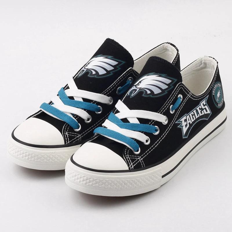 Philadelphia Eagles Low Top Canvas Sport Sneakers Shoes For Men Women Fans by Crocs