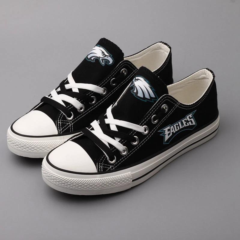 Philadelphia Eagles Low Top Canvas Sport Sneakers Shoes For Men Women Fans by Crocs