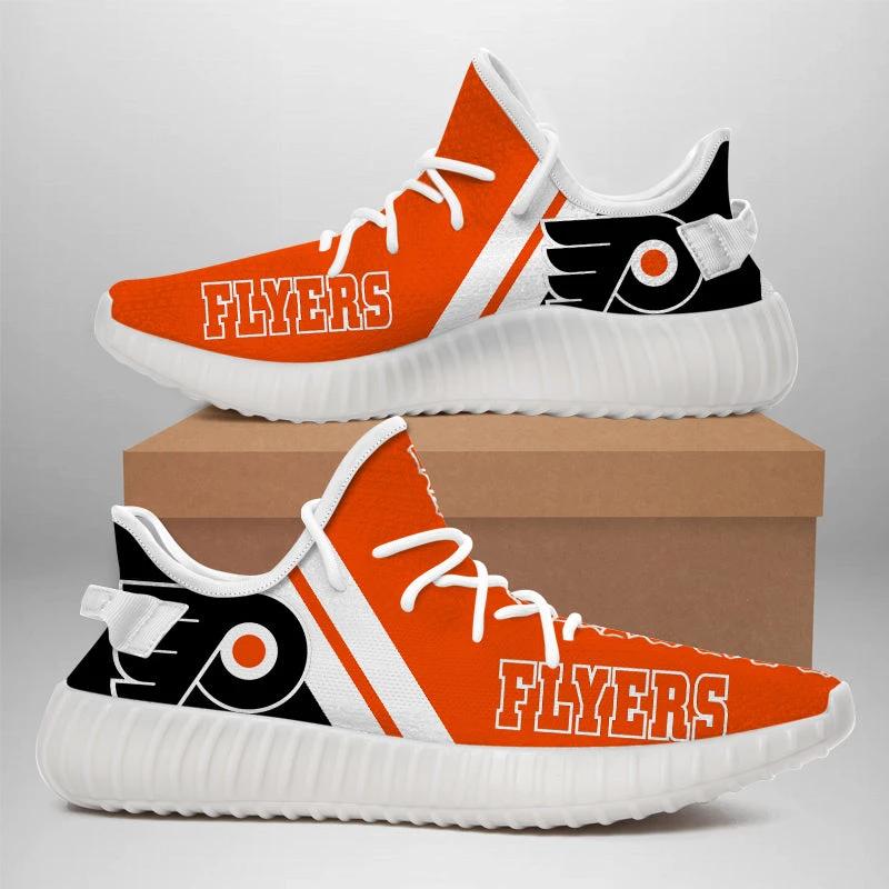 Philadelphia Flyers 350v Yeezy Sneakers For Men Women Fans by Crocs