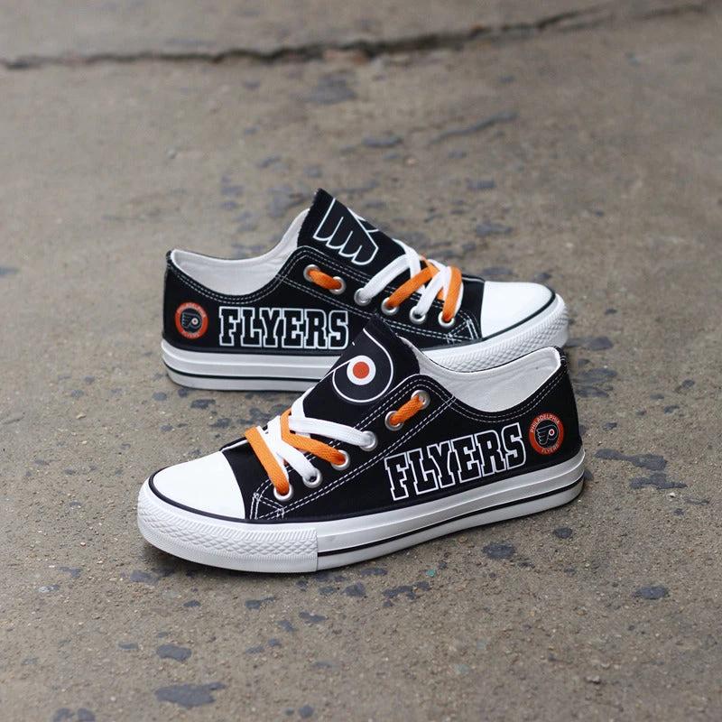 Philadelphia Flyers Low Top Canvas Sport Sneakers Shoes For Men Women Fans by Crocs