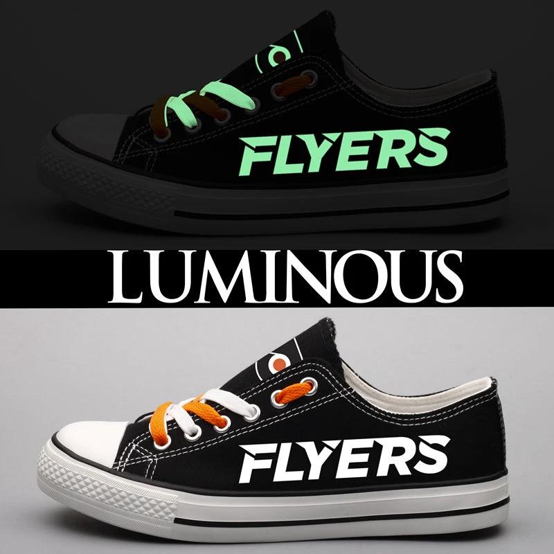 Philadelphia Flyers Low Top Canvas Sport Sneakers Shoes For Men Women Fans by Crocs