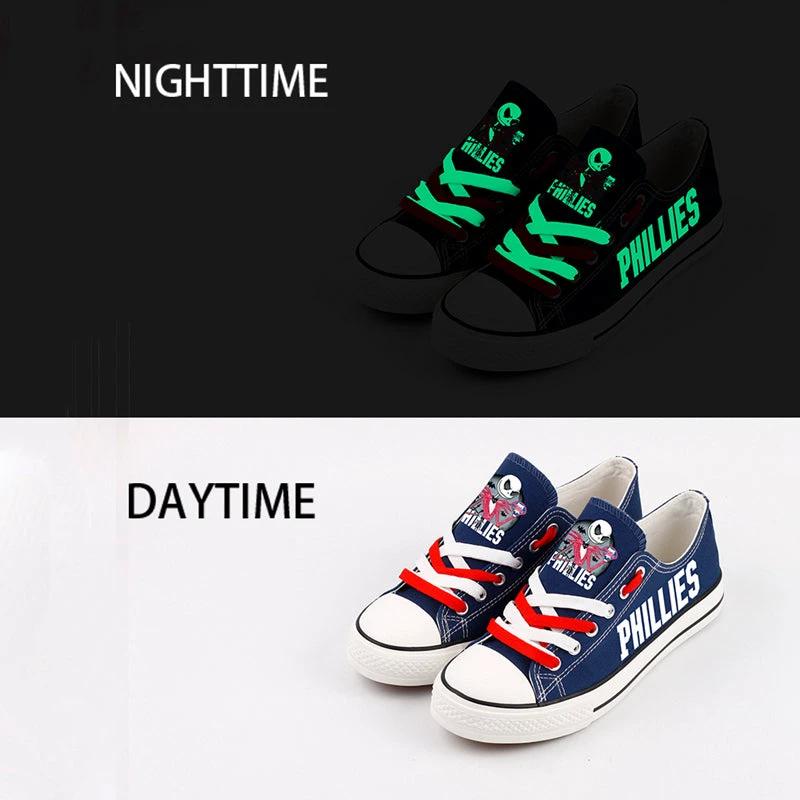 Philadelphia Phillies Limited Print Low Top Canvas Shoes Sport Sneakers For Men Women Fans by Crocs