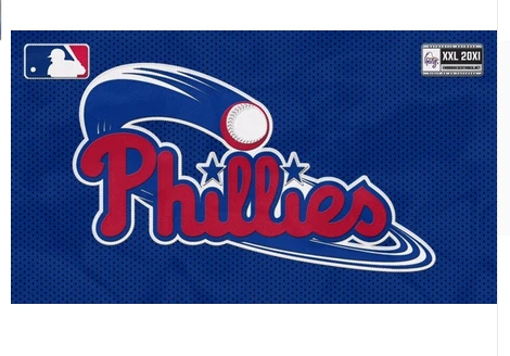 Philadelphia Phillies Flag-3x5FT Banner-100% polyester by flagsshop