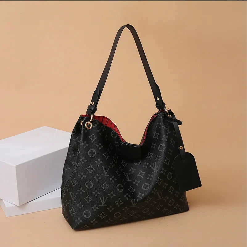 Luxury Designer Handbag Apricot Patterned Shoulder Bag for Women by fashionable010