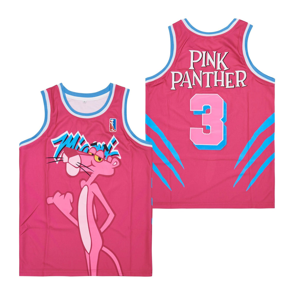 Pink Panther #3 Movie Basketball Jersey White by My store basketball