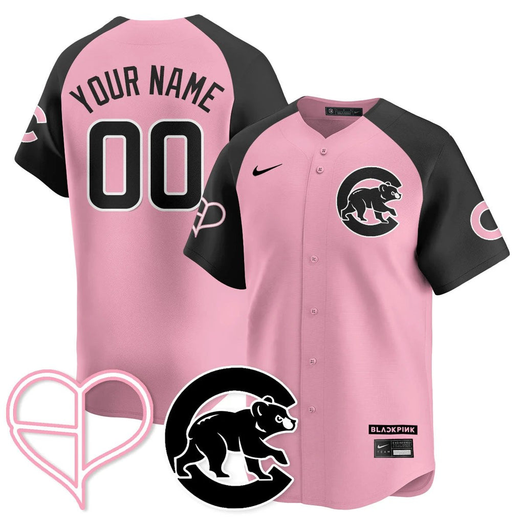 Chicago Cubs BLΛƆKPIИK 2025 Limited Custom Jersey - All Stitched by Chicago Cubs