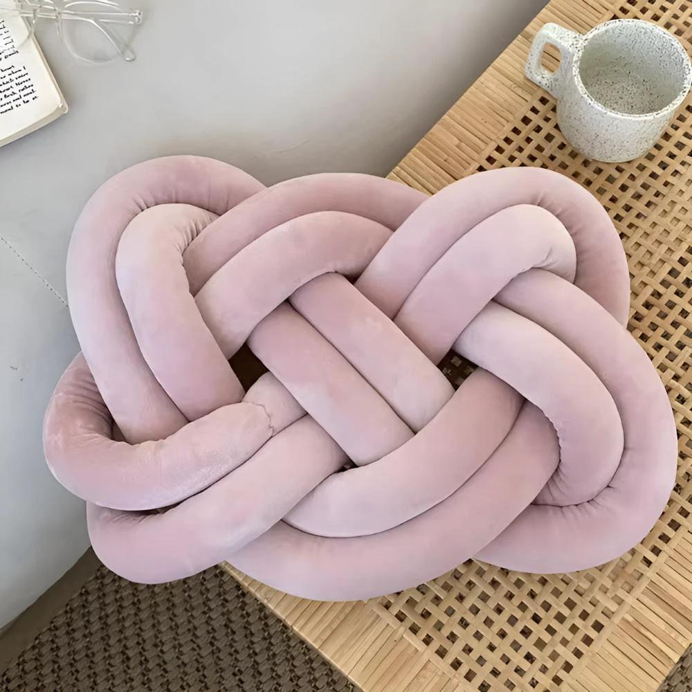 Braided Plush Cushion by Casa & Beyond