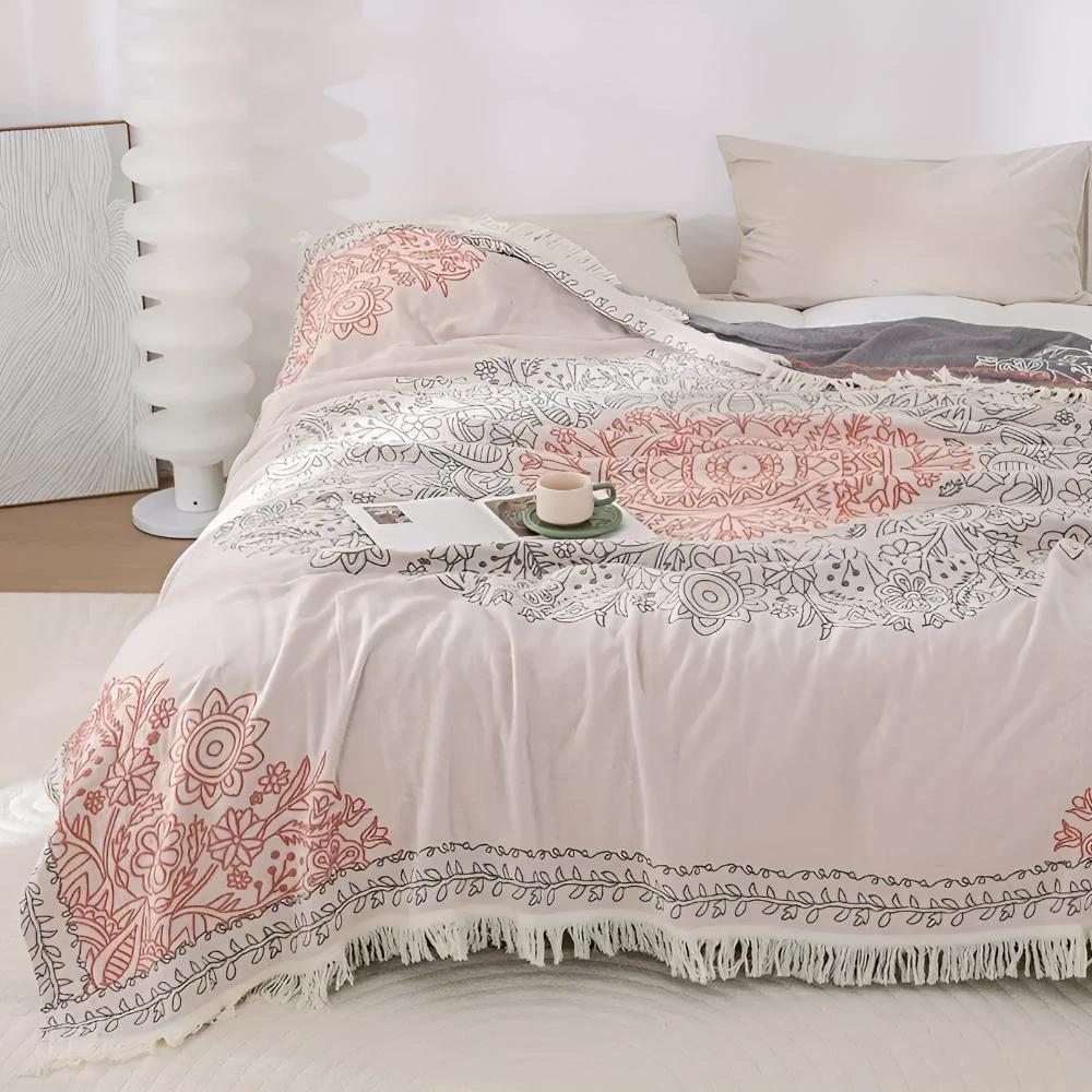 Scandi Chic Cotton Blanket by Casa & Beyond