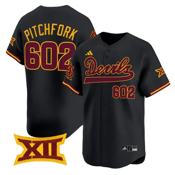 Pitchfork Jersey #602 Sun Devils 2026 Softball Vapor Premier Stitched by My Store