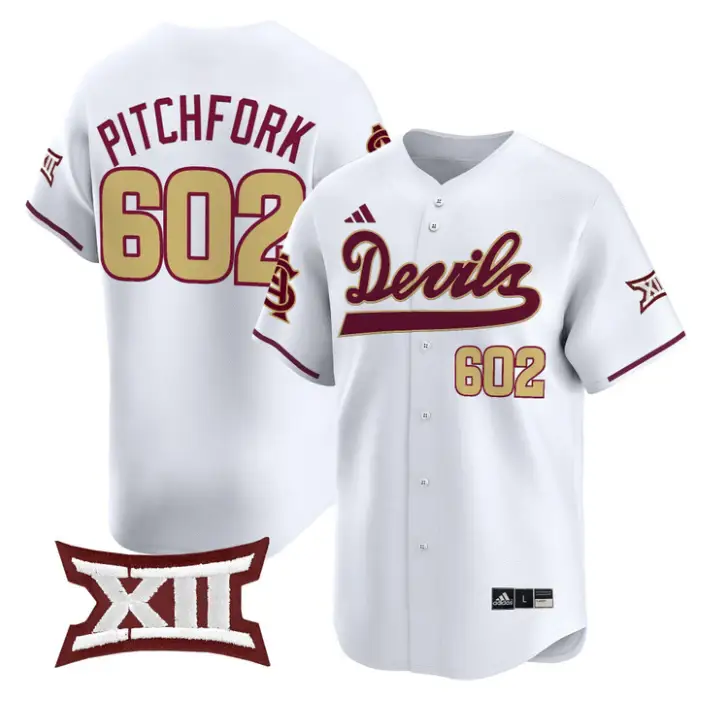 Pitchfork Jersey #602 Sun Devils 2026 Softball Vapor Premier Stitched by My Store