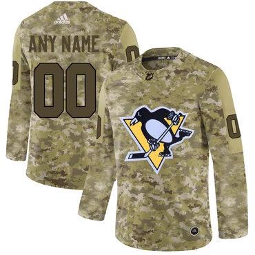 Pittsburgh Penguins Camo Customized Jersey by Hockey David