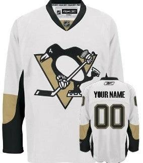 Pittsburgh Penguins Customized White Jersey by Hockey David