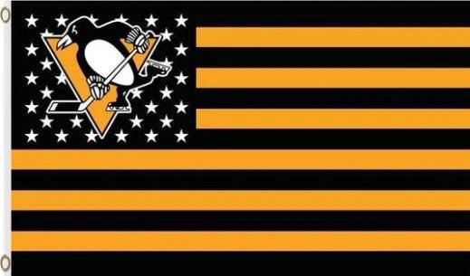 Pittsburgh Penguins Logo Flag 3X5Ft Polyester Digital Print Banner USA by flagsjustdoit
