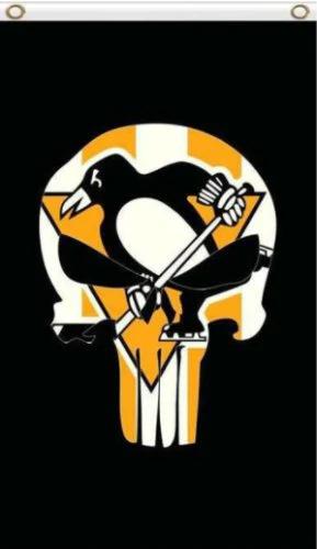 Pittsburgh Penguins Team Flag 3X5Ft Polyester Digital Print Banner USA by flagsjustdoit