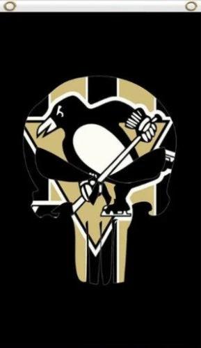 Pittsburgh Penguins Team US Flag 3X5Ft Polyester Digital Print Banner USA by flagsjustdoit