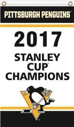 Pittsburgh Penguins Team US White Flag 3X5Ft Polyester Digital Print Banner USA by flagsjustdoit