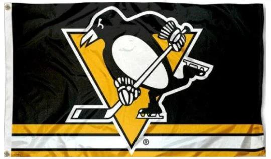 Pittsburgh Penguins USA Flag 3X5Ft Polyester Digital Print Banner USA by flagsjustdoit