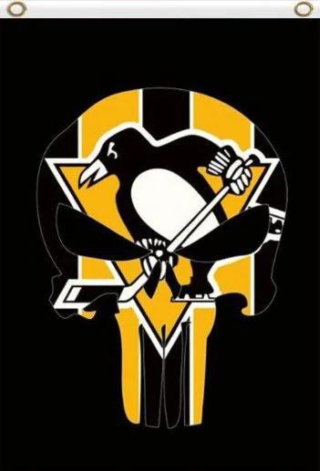 Pittsburgh Penguins Vertical Club Flag 3X5Ft Polyester Digital Print Banner USA by flagsjustdoit