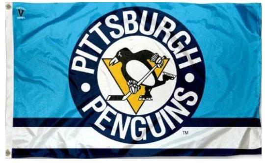 Pittsburgh Penguins Vintage Flag 3X5Ft Polyester Digital Print Banner USA by flagsjustdoit