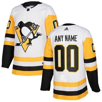 Pittsburgh Penguins White Custom Jersey by Hockey David