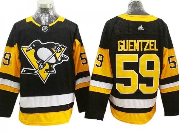 Pittsburgh Penguins #59 Jake Guentzel Black Home Jersey by Hockey David