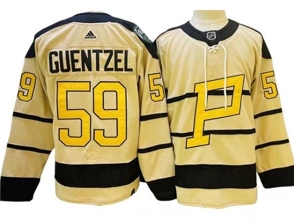 Pittsburgh Penguins #59 Jake Guentzel Light Blue Heritage Classics Jersey by Hockey David