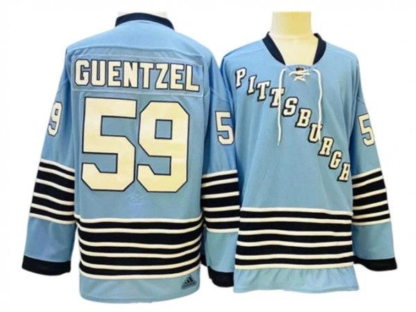 Pittsburgh Penguins #59 Jake Guentzel Light Blue Heritage Classics Jersey by Hockey David