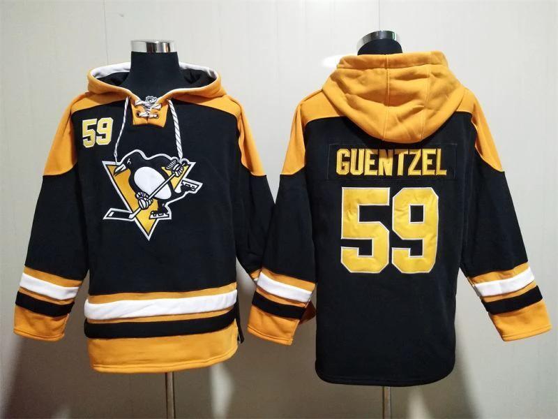 Pittsburgh Penguins #59 Jake Guentzel Pullover Hoodie by Hoodie Pullover