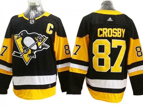 Pittsburgh Penguins #87 Sidney Crosby Black Home Jersey - Custom by Hockey David
