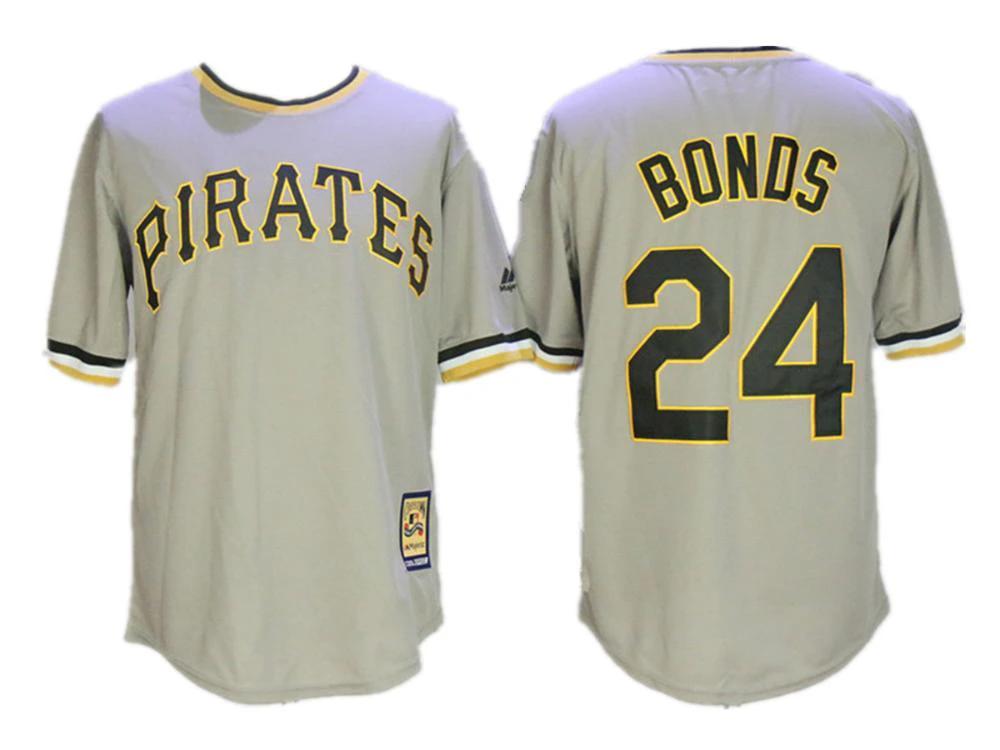 Pittsburgh Pirates Barry Bonds Gray Throwback Pullover Jersey by My Store