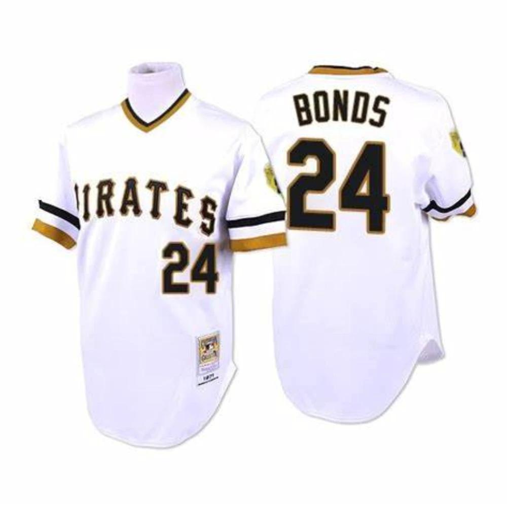 Pittsburgh Pirates Barry Bonds White 1971 Throwback Pullover Jersey by My Store