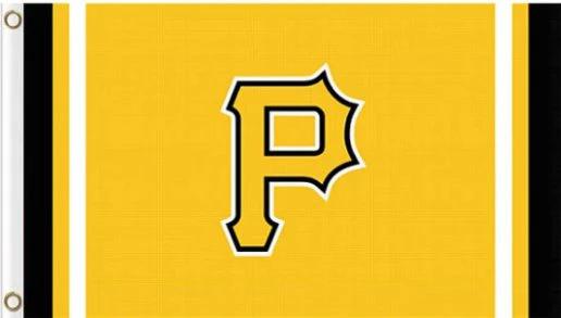Pittsburgh Pirates Custom Flag 3X5Ft Banner USA Polyester with Brass Grommets by flagsjustdoit