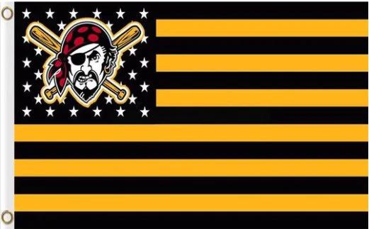 Pittsburgh Pirates Flag Baseball US 3X5Ft Banner USA Polyester with Brass Grommets by flagsjustdoit