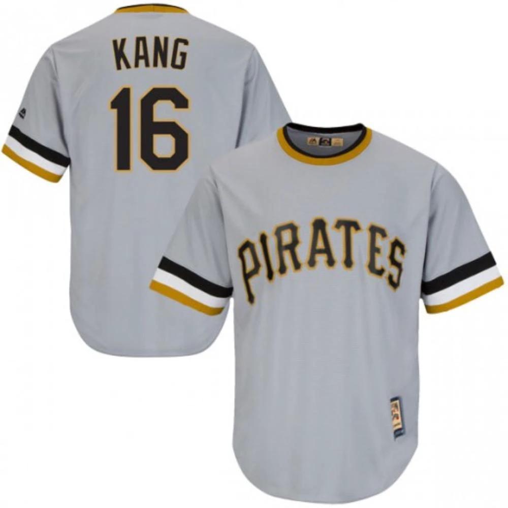 Pittsburgh Pirates Jung Ho Kang Gray Throwback Pullover Jersey by My Store
