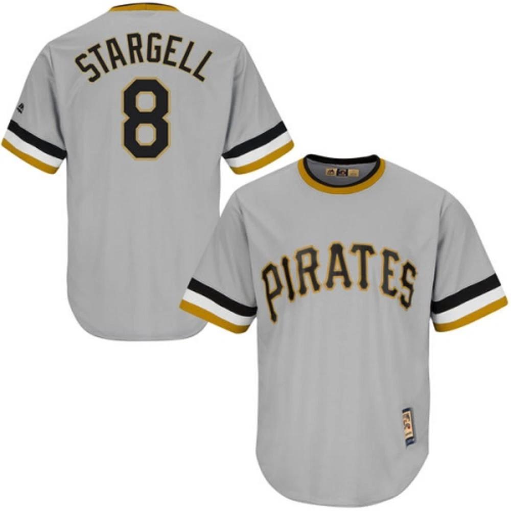 Pittsburgh Pirates Willie Stargell Gray Throwback Pullover Jersey by My Store