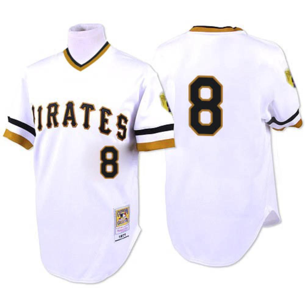 Pittsburgh Pirates Willie Stargell White 1971 Throwback Pullover Jersey by My Store