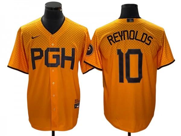 Pittsburgh Pirates #10 Bryan Reynolds Gold City Connect Jersey by My Store