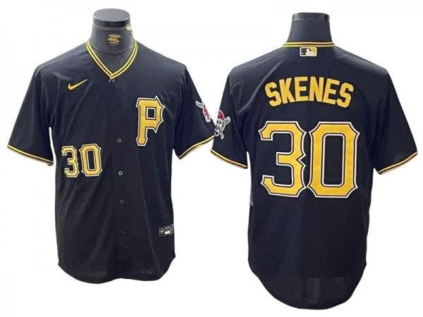 Pittsburgh Pirates #30 Paul Skenes Black Alternate Limited Jersey by My Store