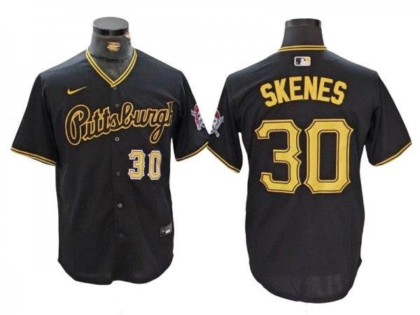 Pittsburgh Pirates #30 Paul Skenes Black Limited Jersey by My Store