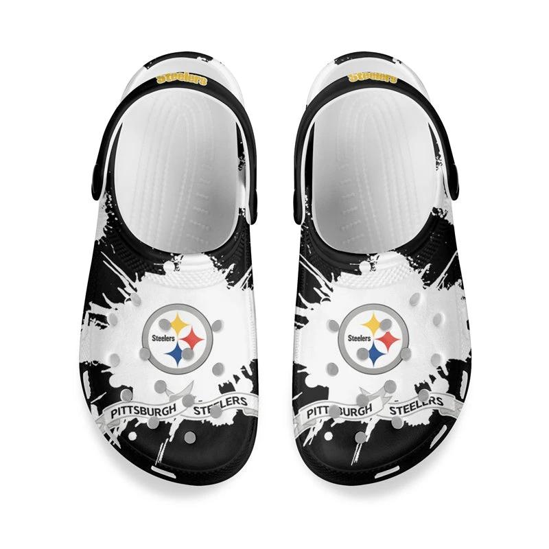 Pittsburgh Steelers Crocs Unisex Clogs Clog Shoes by Crocs