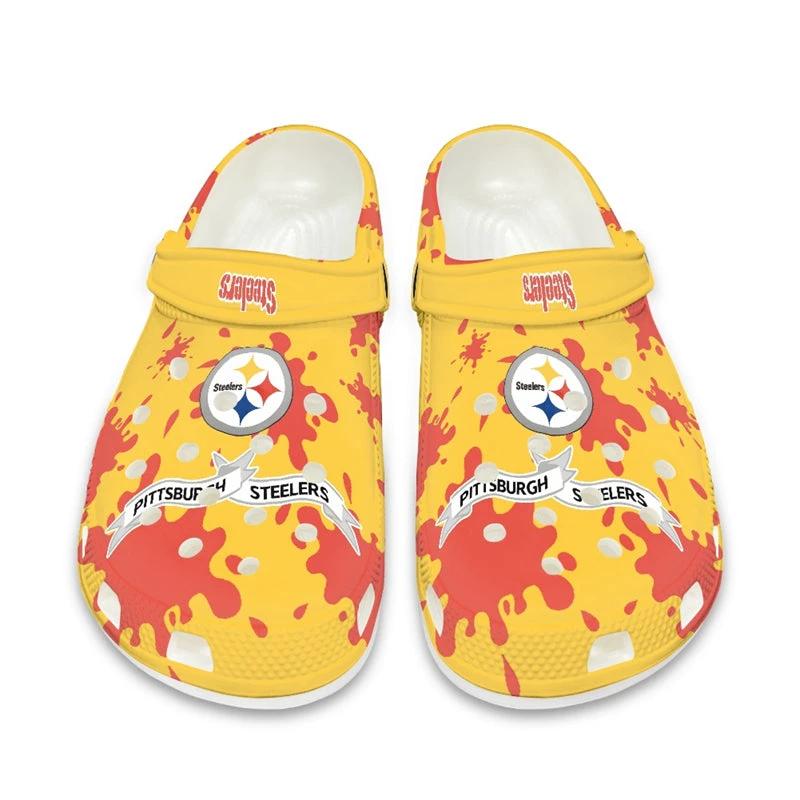 Pittsburgh Steelers Crocs V2 Unisex Clogs Clog Shoes by Crocs