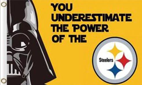 Pittsburgh Steelers Star Wars Flag 3X5 Ft Polyester Banner USA 90x150cm by flagsjustdoit
