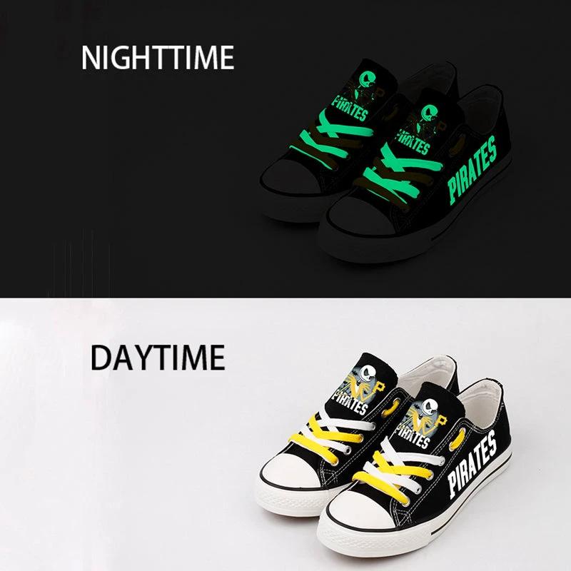 Pittsburgh Pirates Limited Print Low Top Canvas Shoes Sport Sneakers For Men Women Fans by Crocs