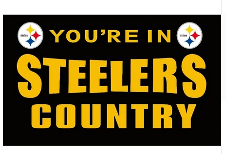 Pittsburgh Steelers Flag-3x5FT NFL the Terrible Towel Flag Banner-100% polyester by flagsshop