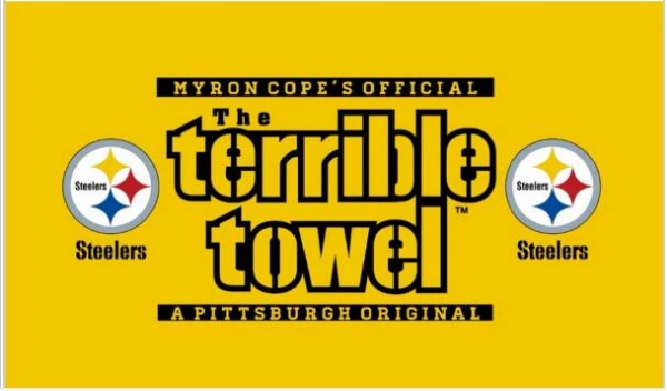 Pittsburgh Steelers Flag-3x5FT NFL the Terrible Towel Flag Banner-100% polyester by flagsshop