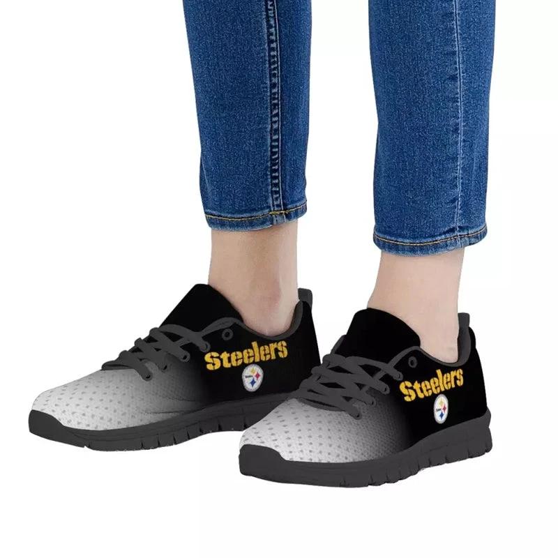 Pittsburgh Steelers Fading NLF Sneaker Shoes For Men Women Fans by Crocs
