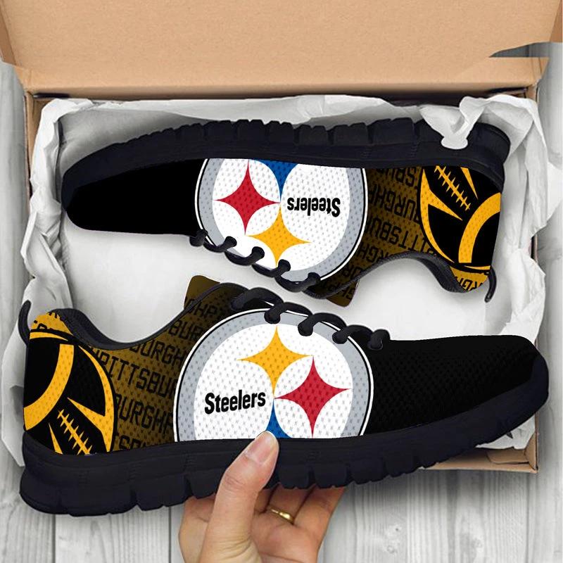Pittsburgh Steelers Fading NLF Sneaker Shoes For Men Women Fans by Crocs