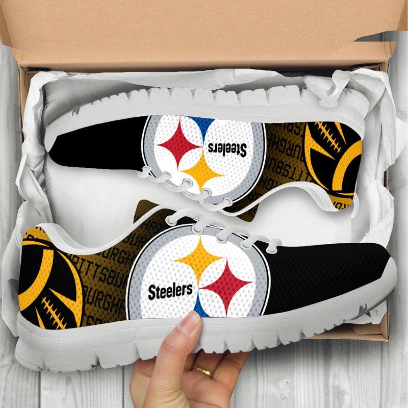 Pittsburgh Steelers Fading NLF Sneaker Shoes For Men Women Fans by Crocs